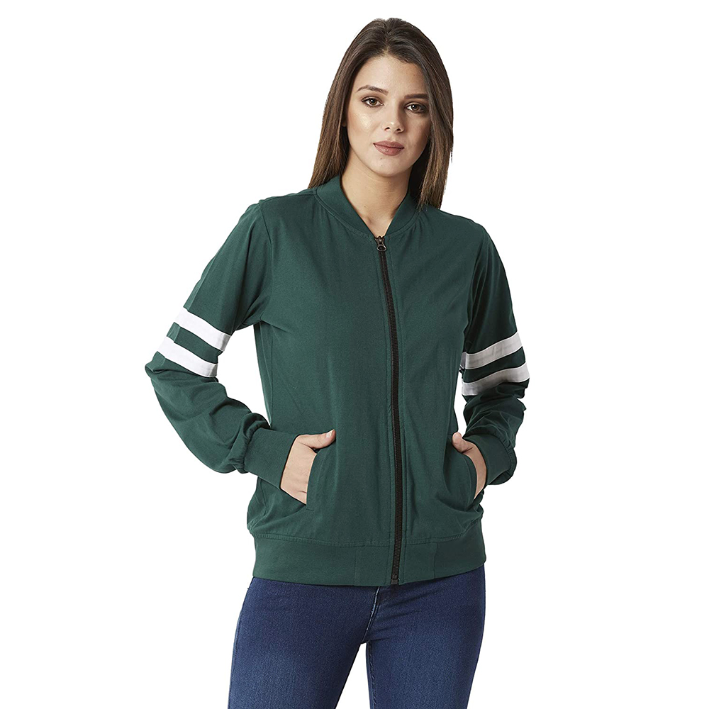 Hestic Sports Wear women bomber jacket wholesale winter ladies sports jacket custom print streetwear unisex floral bomber jackets